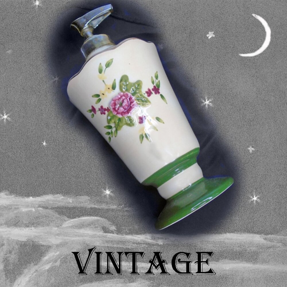 Vintage Soap Dispenser, For Liquid Soap, Body Lotion, Retro Kitsch